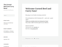 Tablet Screenshot of cornedbeefandcurry.com